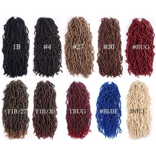 Wholesale 24inch Bobbi Boss Nu Locs 30 36 inch Synthetic Crochet Hair Braid Extensions Ombre Faux locs Hair Nu locs Braid Hair